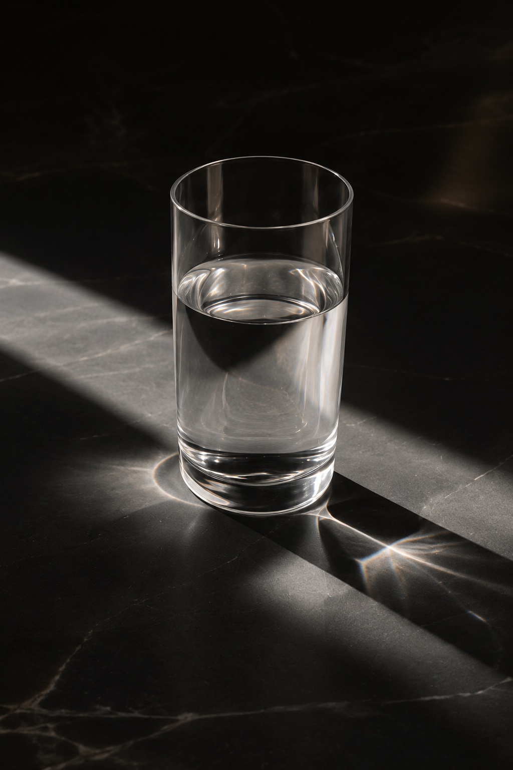 Verre d'eau — transparence